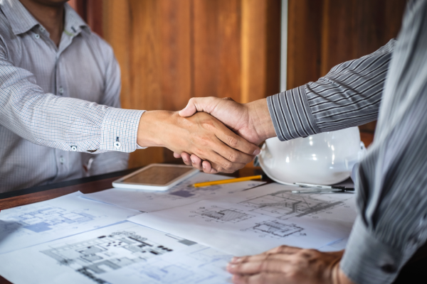 Las colaboraciones entre emprendimientos y sus tipos.