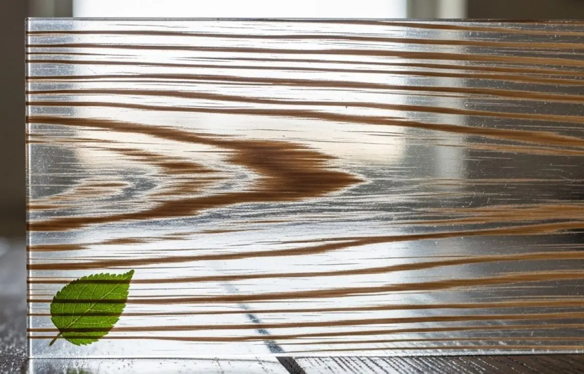 La madera transparente