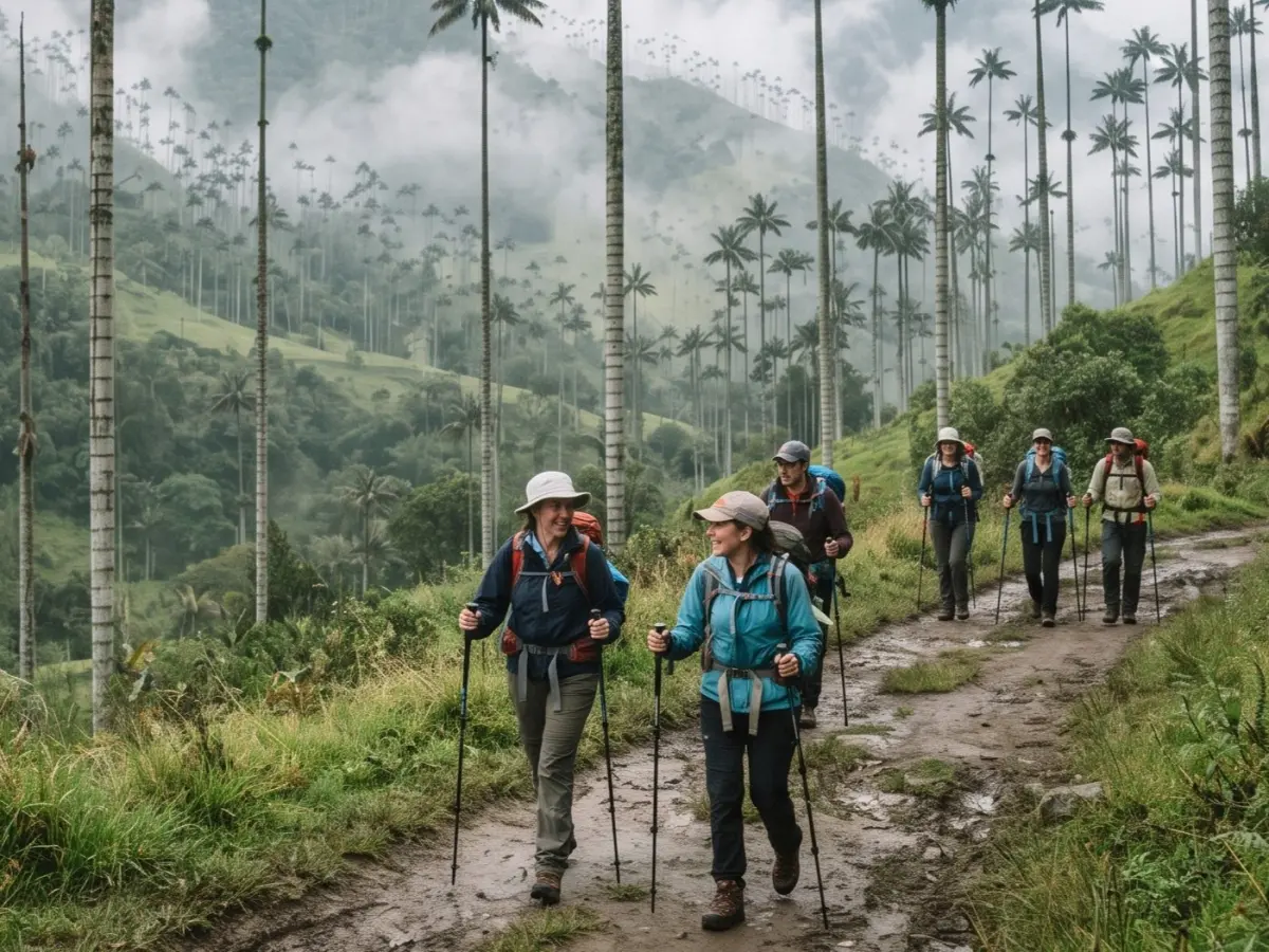 Caminata en una experiencia de bienestar